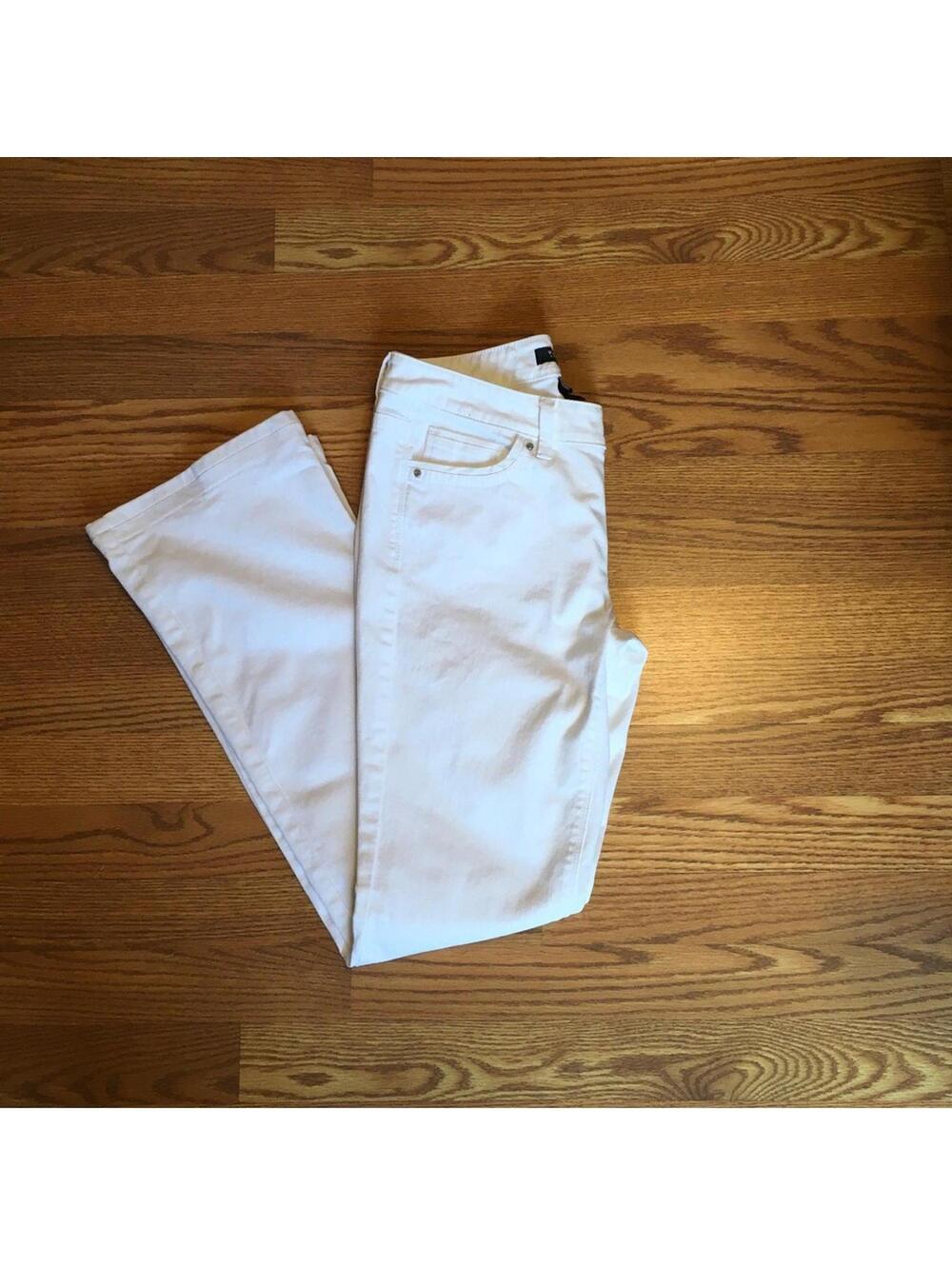 WHBM 4R White Jeans